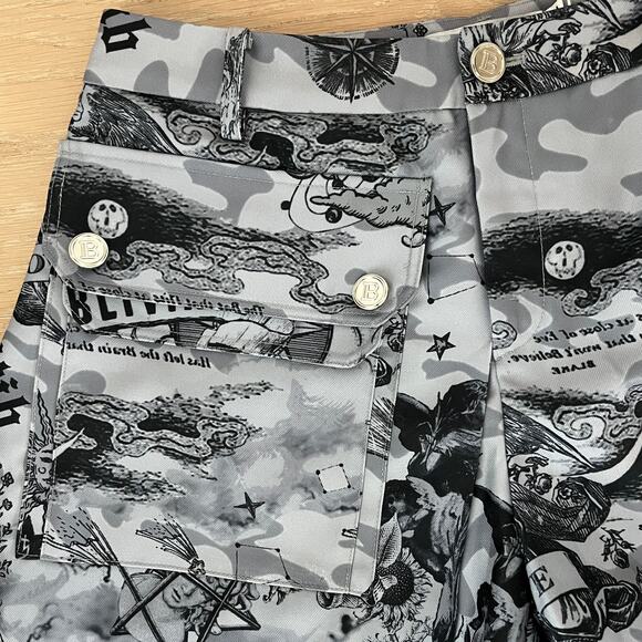 Masha Ma x ITIB Paris Shorts Skort XL NWT Gray Black - Picture 3 of 6